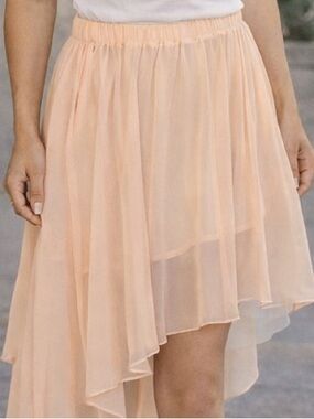 Charlotte Russe Chiffon Skirt - Size Large